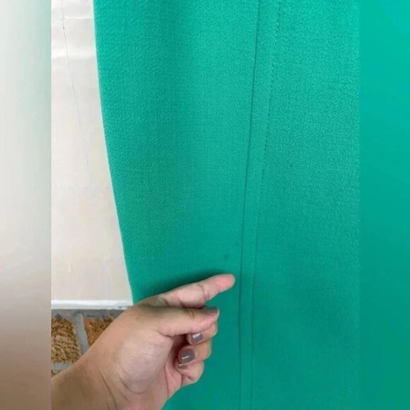 Lourdes Chávez emeral green sheath dress size medium - Picture 5 of 13